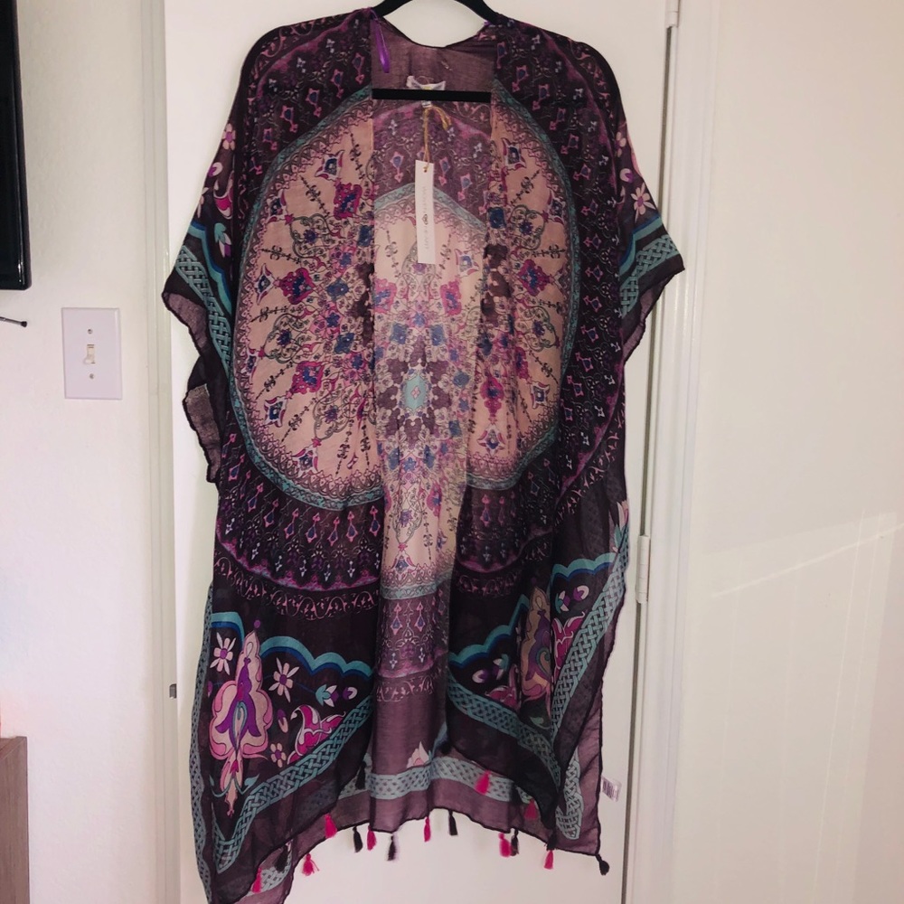 Purple kimono